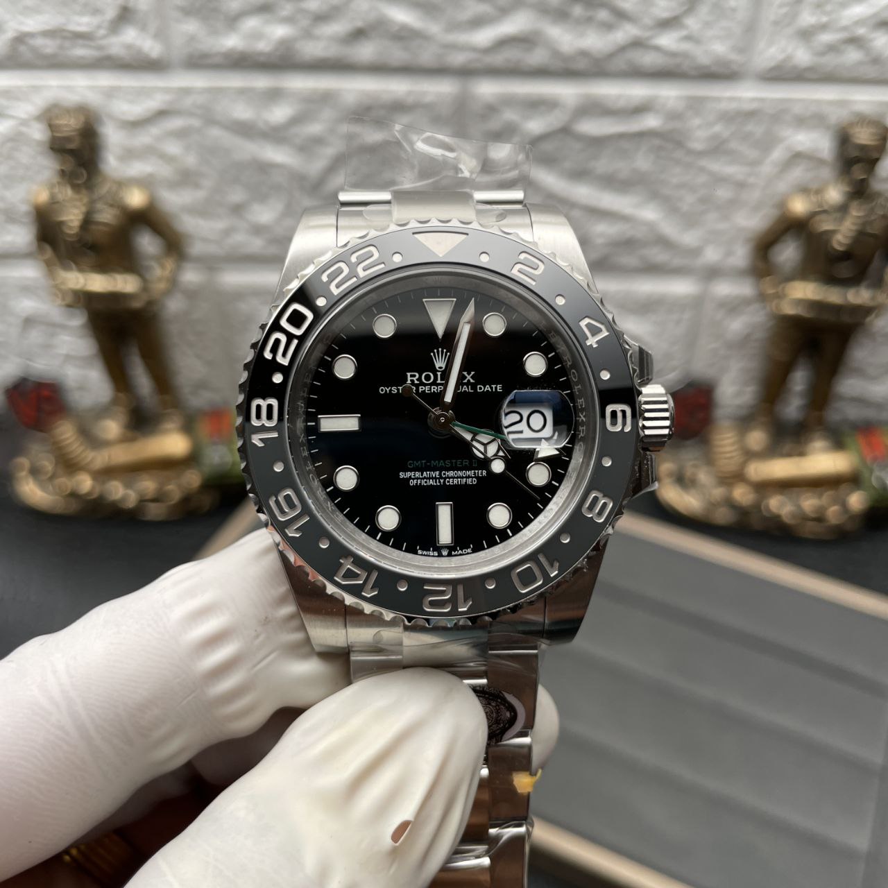 Rolex GMT Master II m126710 Bruce Wayne Batman 1:1 Best Edition Oyster Strap