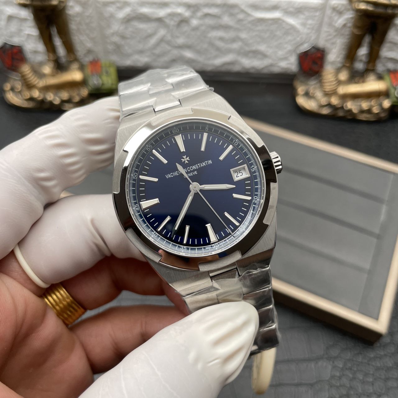 Vacheron Constantin Overseas 4500V/110A-B128 1:1 Best Edition ZF Factory Blue Dial