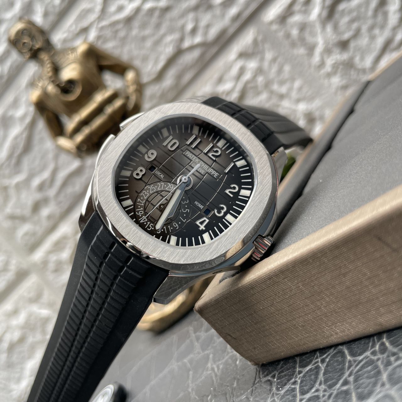 Patek Philippe Aquanaut 5164A-001 1:1 Best Edition ZF Factory Black Dial