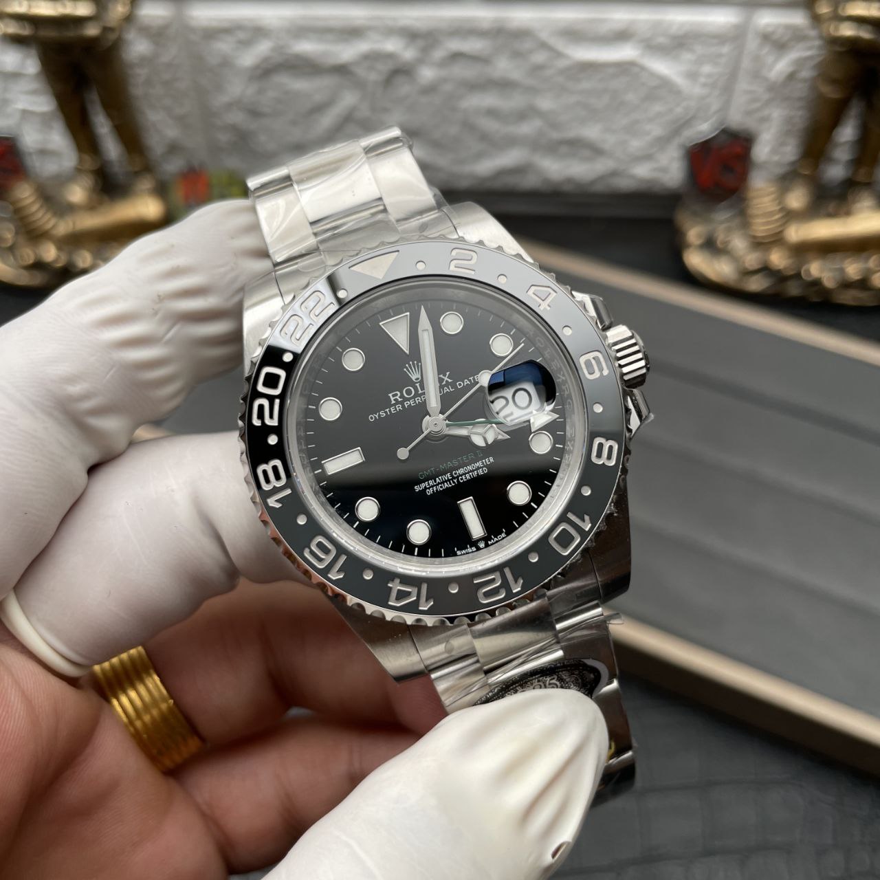 Rolex GMT Master II m126710 Bruce Wayne Batman 1:1 Best Edition Oyster Strap