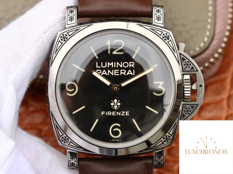 Replica Panerai Luminor 1950 PAM00972 Firenze 3 Days Acciaio 1:1 Best Edition Swiss Manual Winding Movement Black Dial