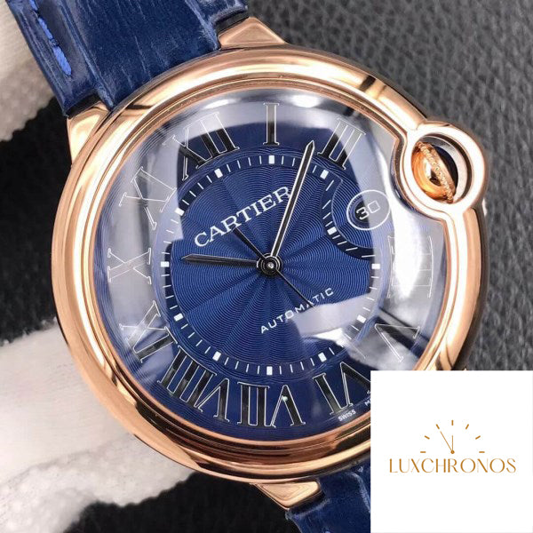 Replica Ballon Bleu De Cartier 42MM WGBB0036 1:1 Best Edition V6 Factory Rose Gold