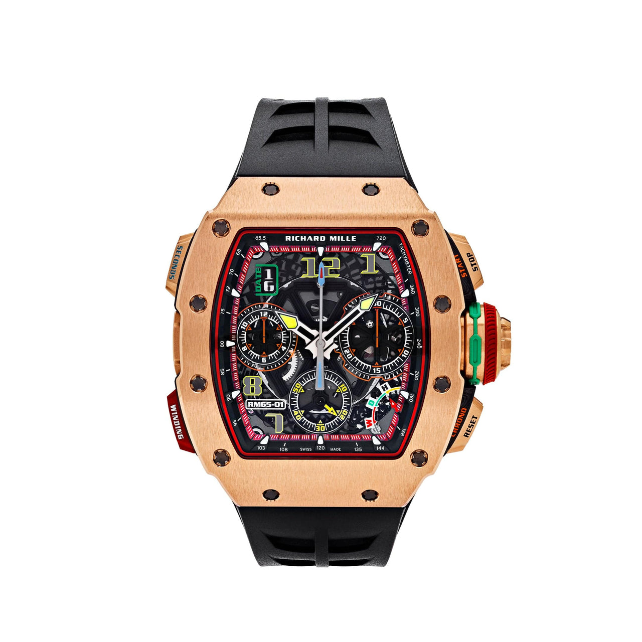 RM 65-01 Automatic Chronograph Full Rose Gold