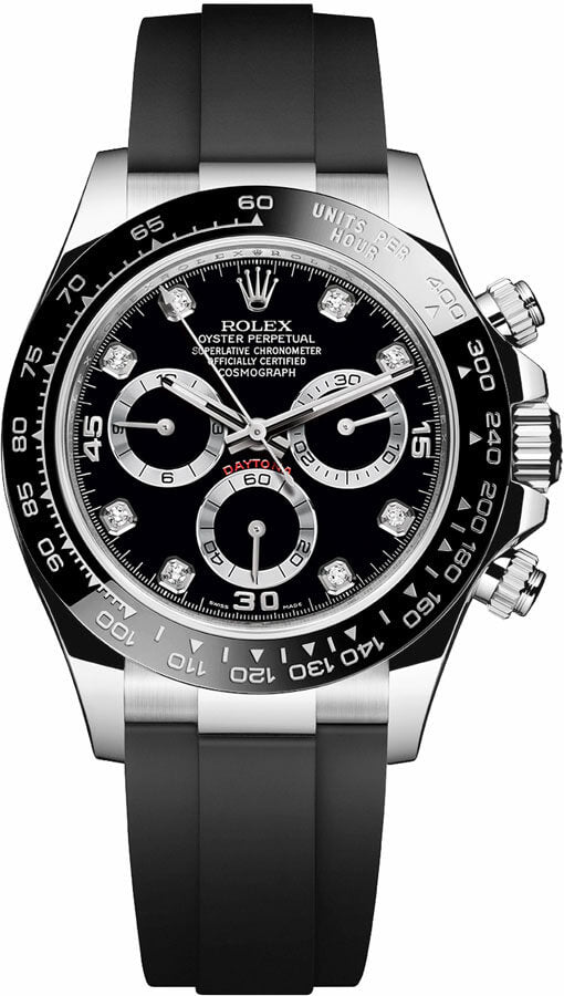 Cosmograph Daytona Black Diamond Dial Men's Watch 116519LN-0025