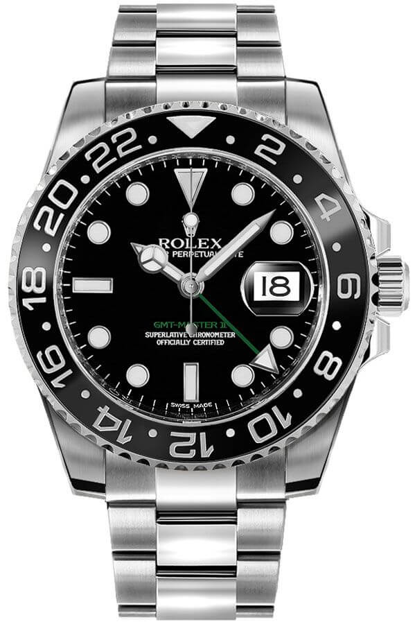 GMT-Master II 40mm Oystersteel Automatic Men's Watch 116710LN-0001