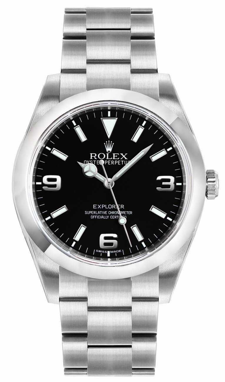 Explorer Black Dial Automatic Men's Watch 214270-0001