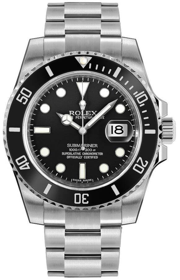 Submariner Date Black Dial Men's Diving Watch 126610LN-0001