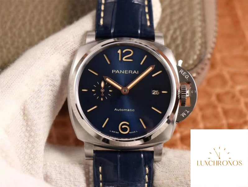 Replica Panerai Luminor Due PAM00927 1:1 Best Edition VS Factory Blue Dial Swiss P9000