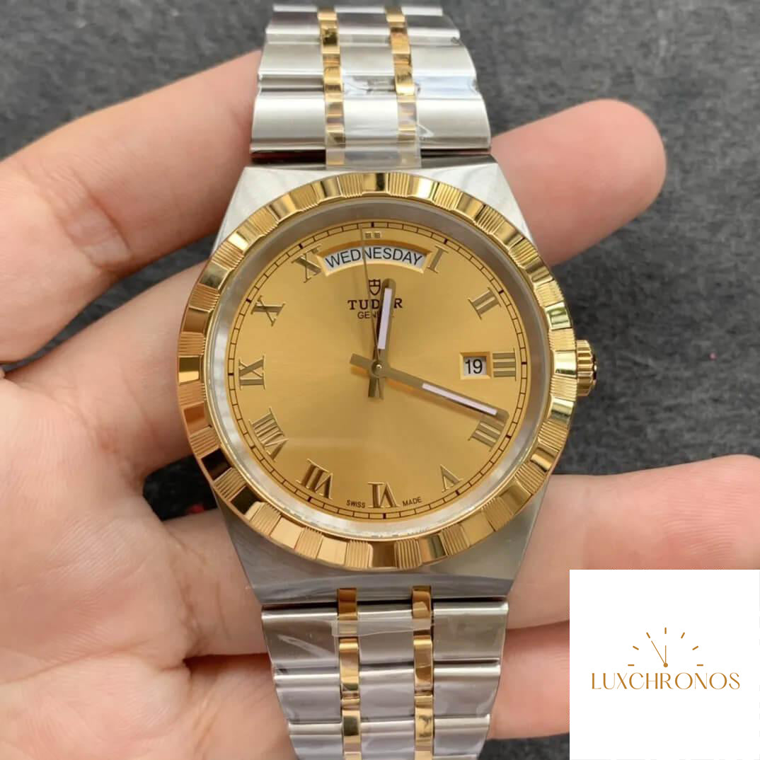 Replica Tudor Royal M28603-0004 1:1 Best Edition V7 Factory Yellow Gold