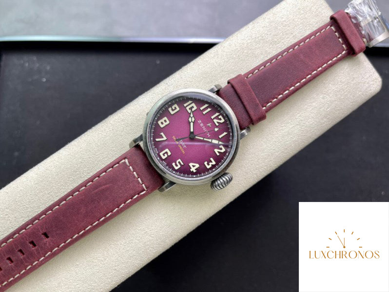 Replica Zenith Pilot 11.2430.679.21.C801 XF Factory 1:1 Best Edition Swiss ETA9015 Pink dial