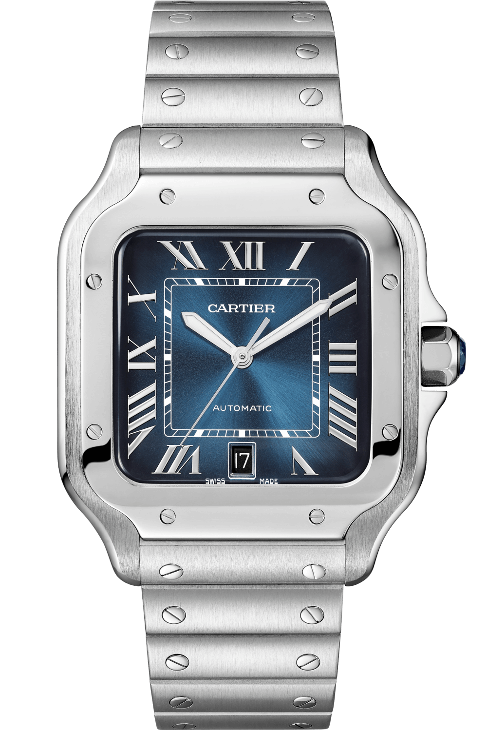 SANTOS DE CARTIER, LARGE MODEL-Blue