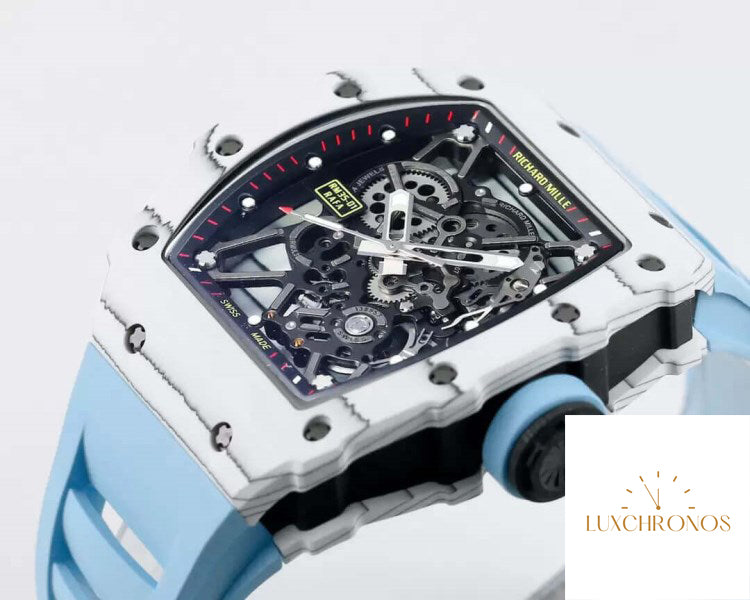 Replica Richard Mille RM35-01 1:1 Best Edition BBR Factory Blue Strap