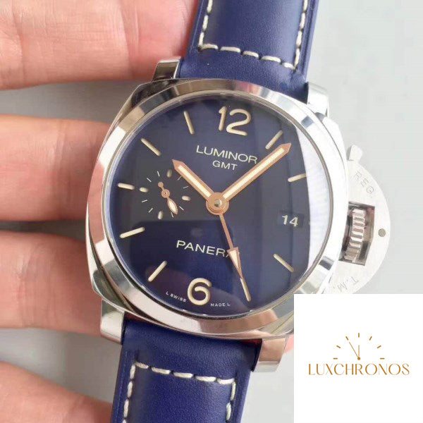 Replica Panerai Luminor 1950 PAM688 ZF Factory 1:1 Best Edition Swiss ETA P9001 Blue Leather Strap