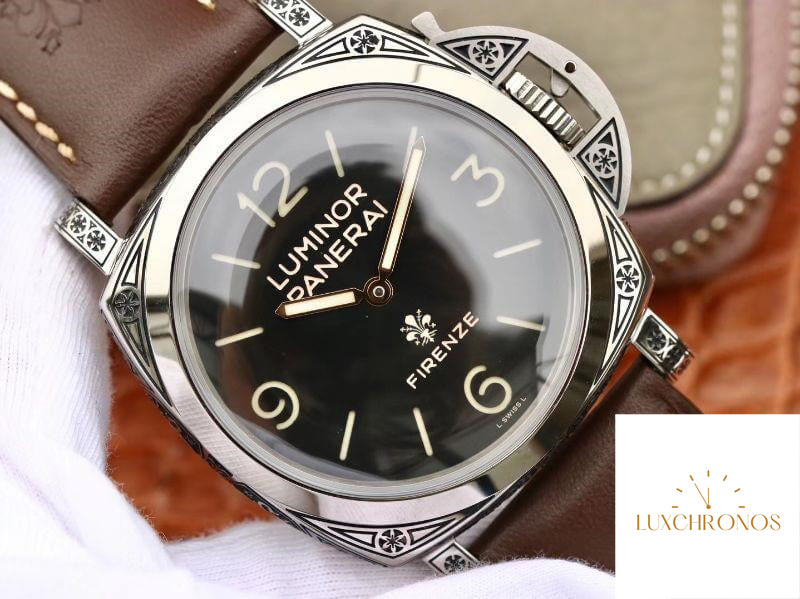 Replica Panerai Luminor 1950 PAM00972 Firenze 3 Days Acciaio 1:1 Best Edition Swiss Manual Winding Movement Black Dial