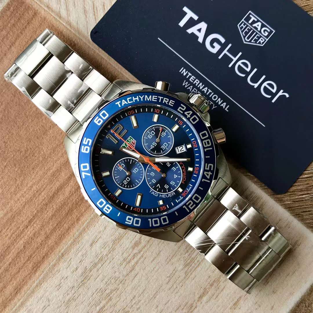 Tag Heuer Formula 1 Chronograph Blue Dial Men Watch CAZ1014.BA0842 Swiss Original Movement