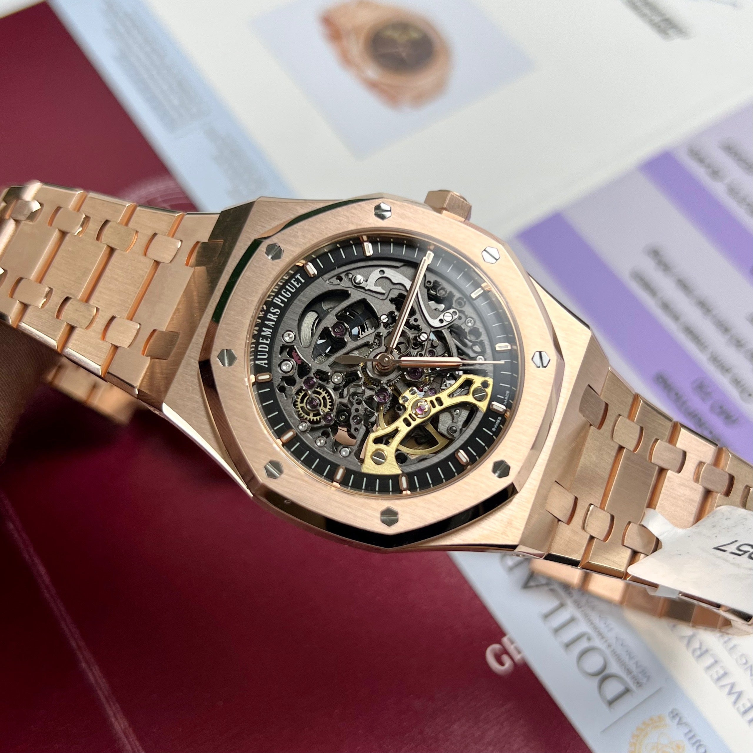 Audemars Piguet Royal Oak 15407OR.OO.1220OR.01 Best 1:1 Edition 18k Rosegold wrapped