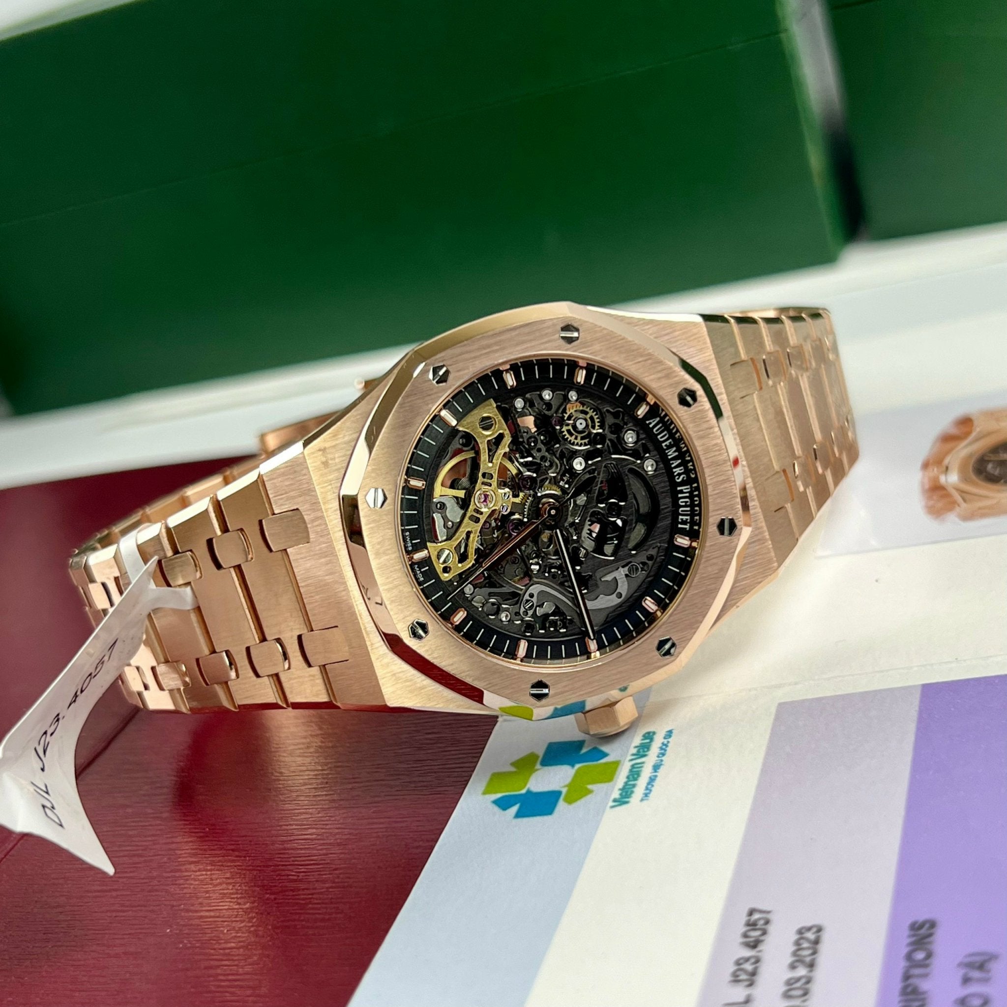 Audemars Piguet Royal Oak 15407OR.OO.1220OR.01 Best 1:1 Edition 18k Rosegold wrapped