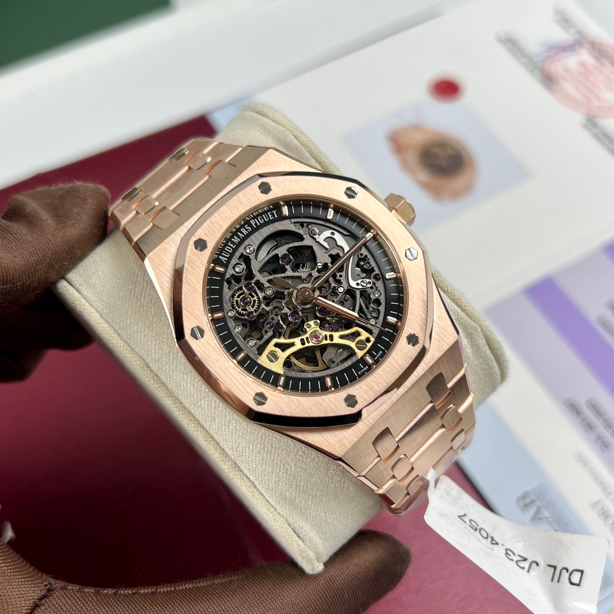 Audemars Piguet Royal Oak 15407OR.OO.1220OR.01 Best 1:1 Edition 18k Rosegold wrapped