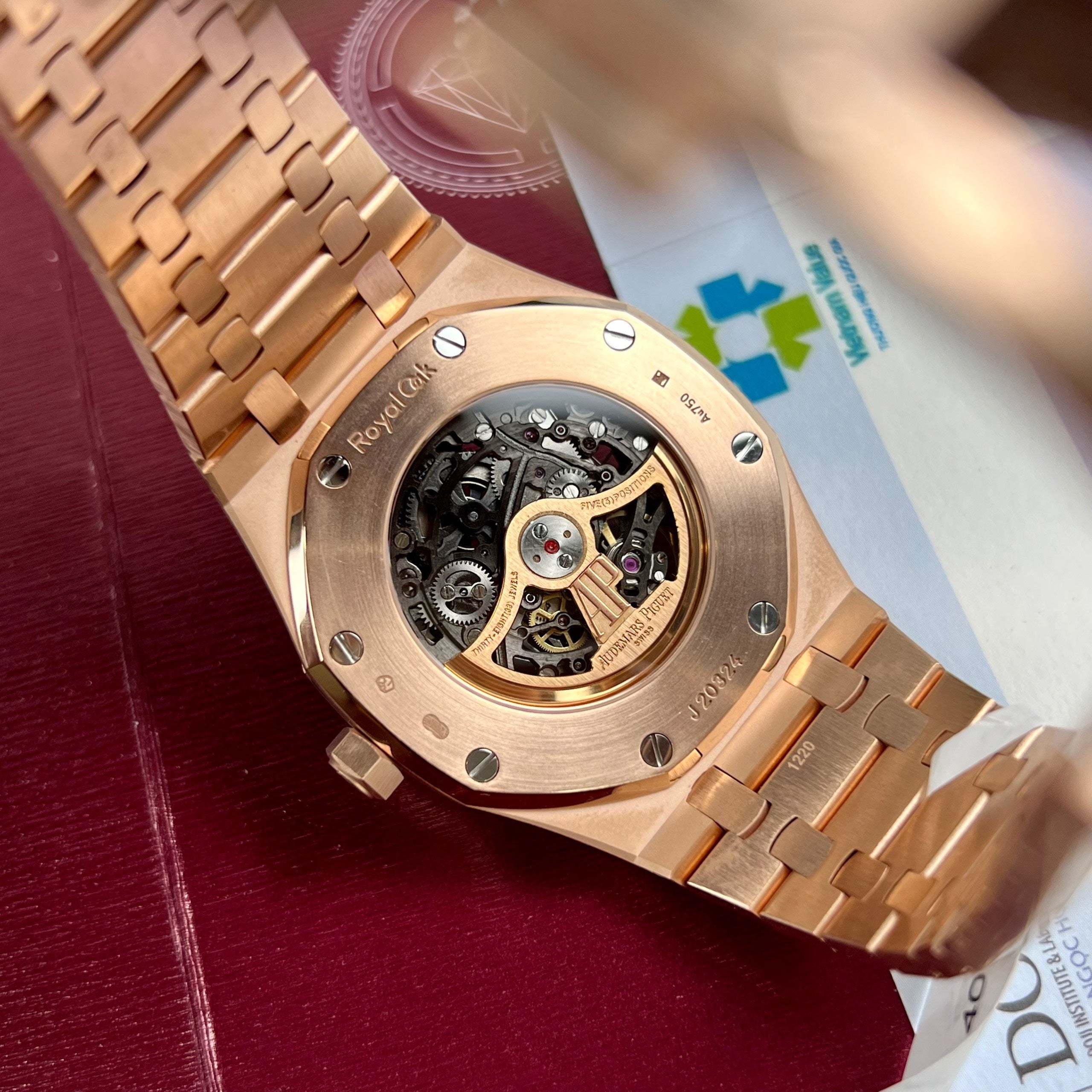 Audemars Piguet Royal Oak 15407OR.OO.1220OR.01 Best 1:1 Edition 18k Rosegold wrapped