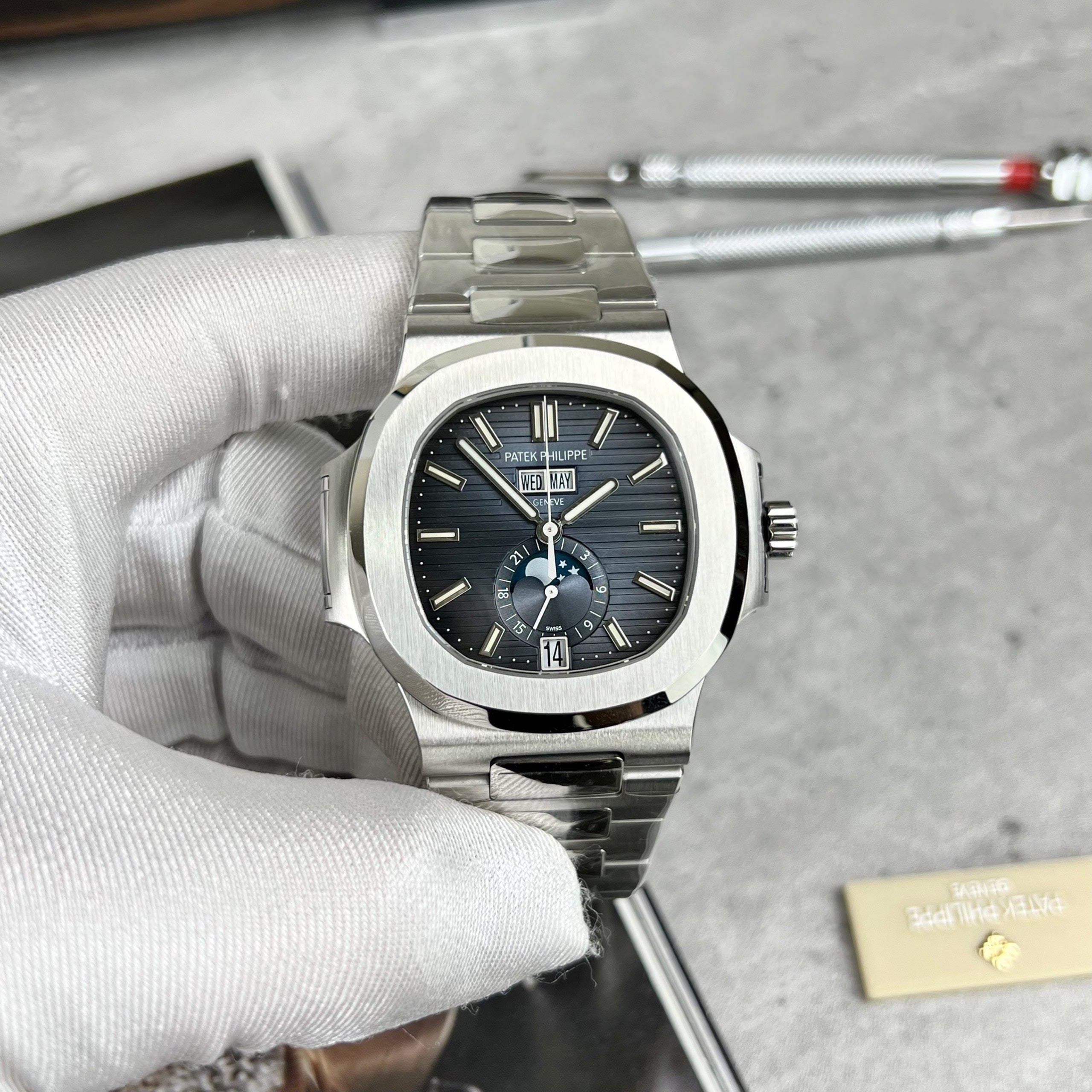 Patek Philippe Nautilus 5726/1A-014 V2 1:1 Best Edition Blue Dial