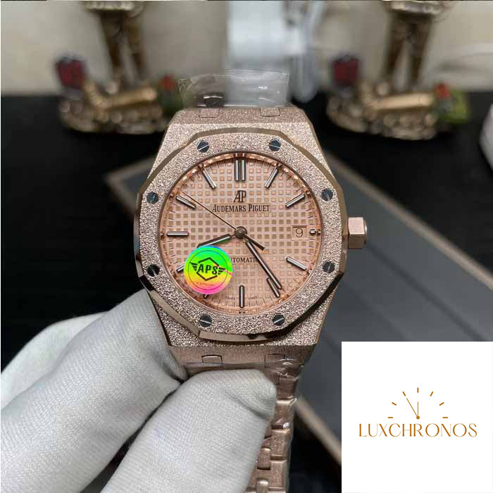 Audemars Piguet 15454OR.GG.1259OR.03 Frost Gold 1:1 best edition APS Factory Rose Gold dial Rose gold