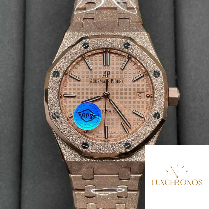 Audemars Piguet 15454OR.GG.1259OR.03 Frost Gold 1:1 best edition APS Factory Rose Gold dial Rose gold