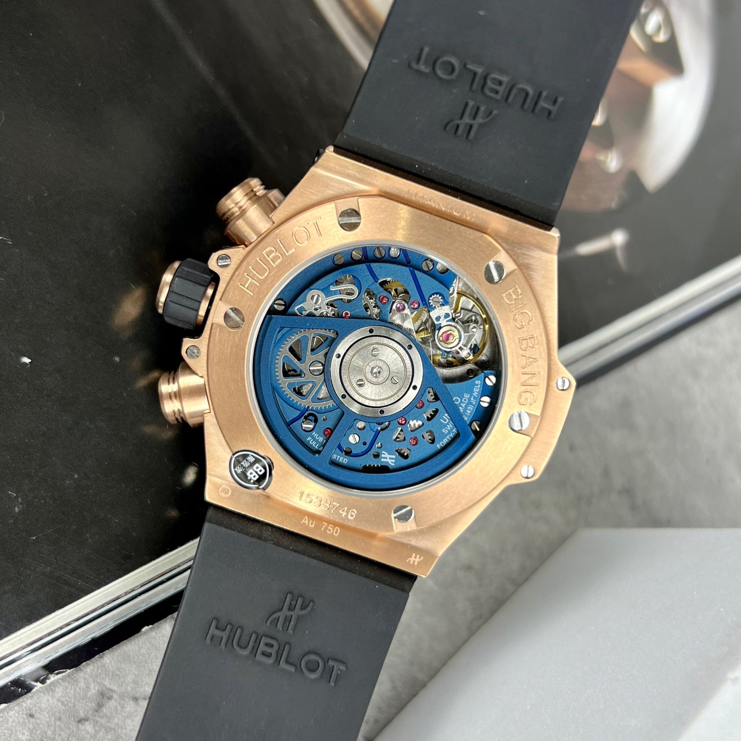 Hublot Big Bang Unico 421.OL.5180.RX 44mm 1:1 Best Edition BBF Factory Blue Strap