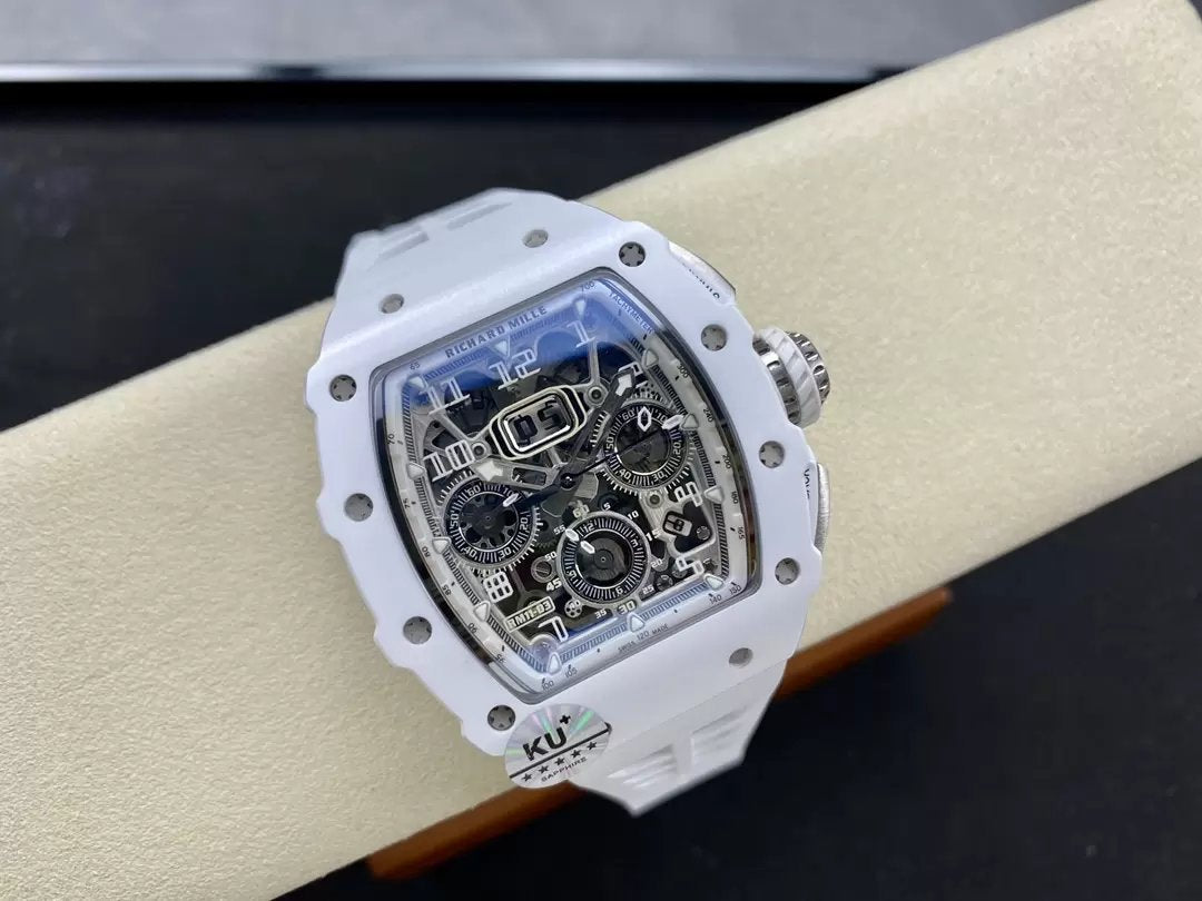 Richard Mille RM11-03 Best Edition KU+ Factory [KV - V5] Version White Carbon