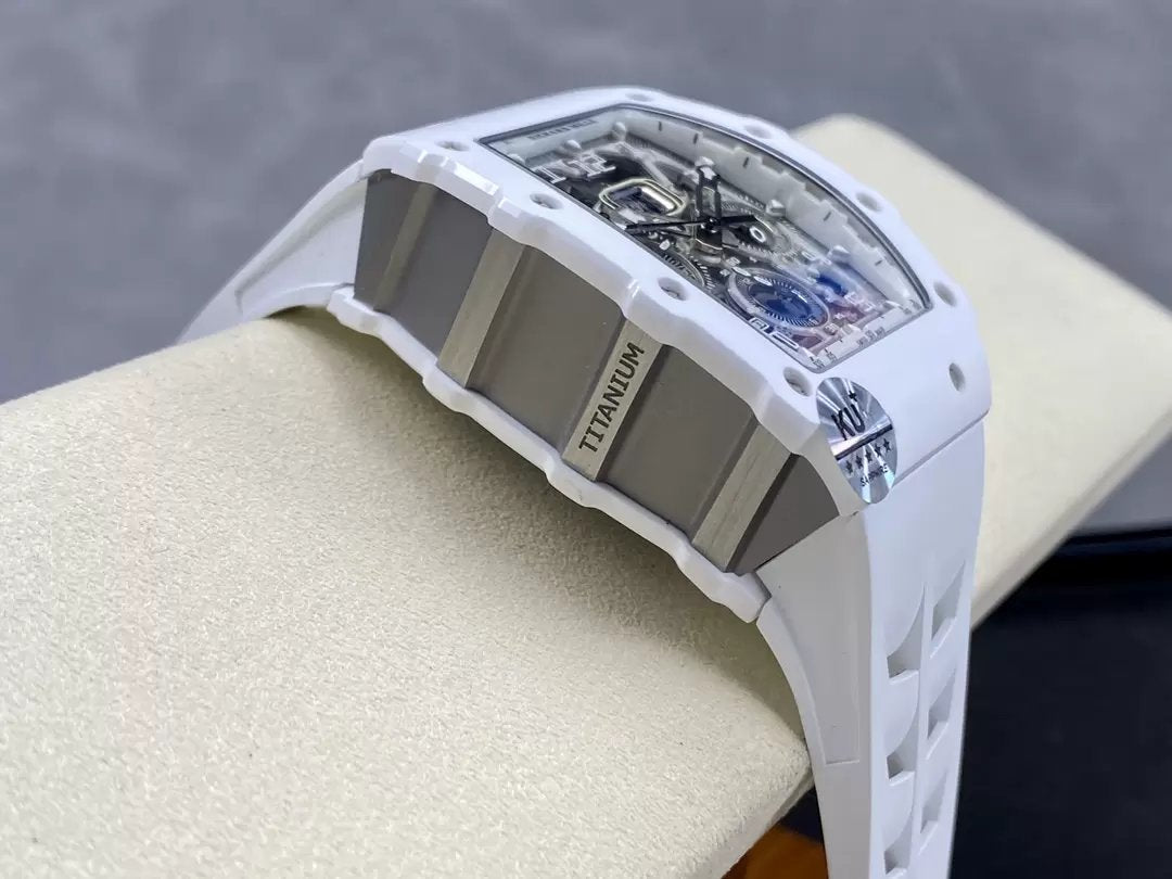 Richard Mille RM11-03 Best Edition KU+ Factory [KV - V5] Version White Carbon