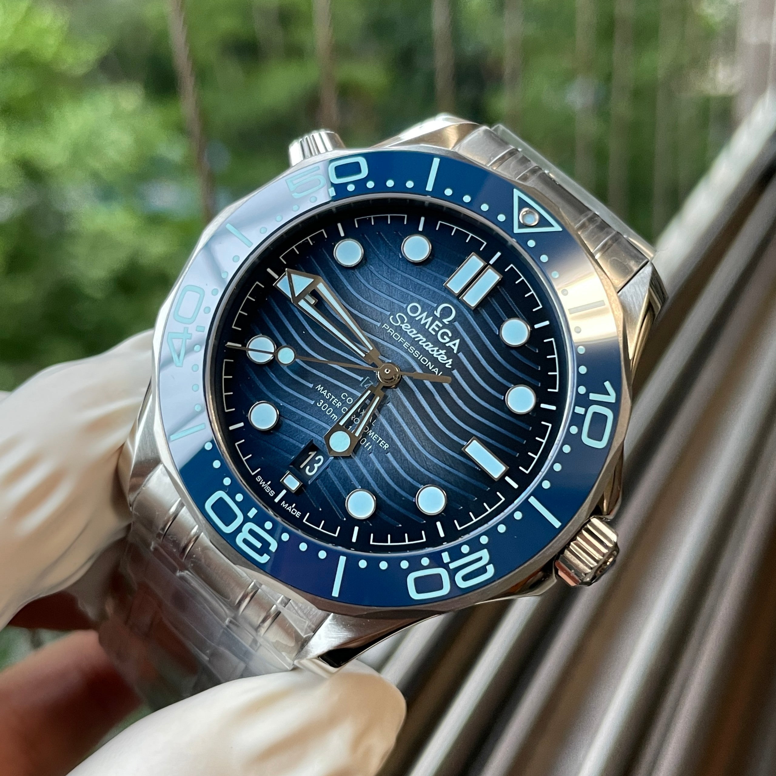 Omega Seamaster Diver 300M 210.30.42.20.03.003 Summer Blue 1:1 Best Edition VS Factory Blue Dial