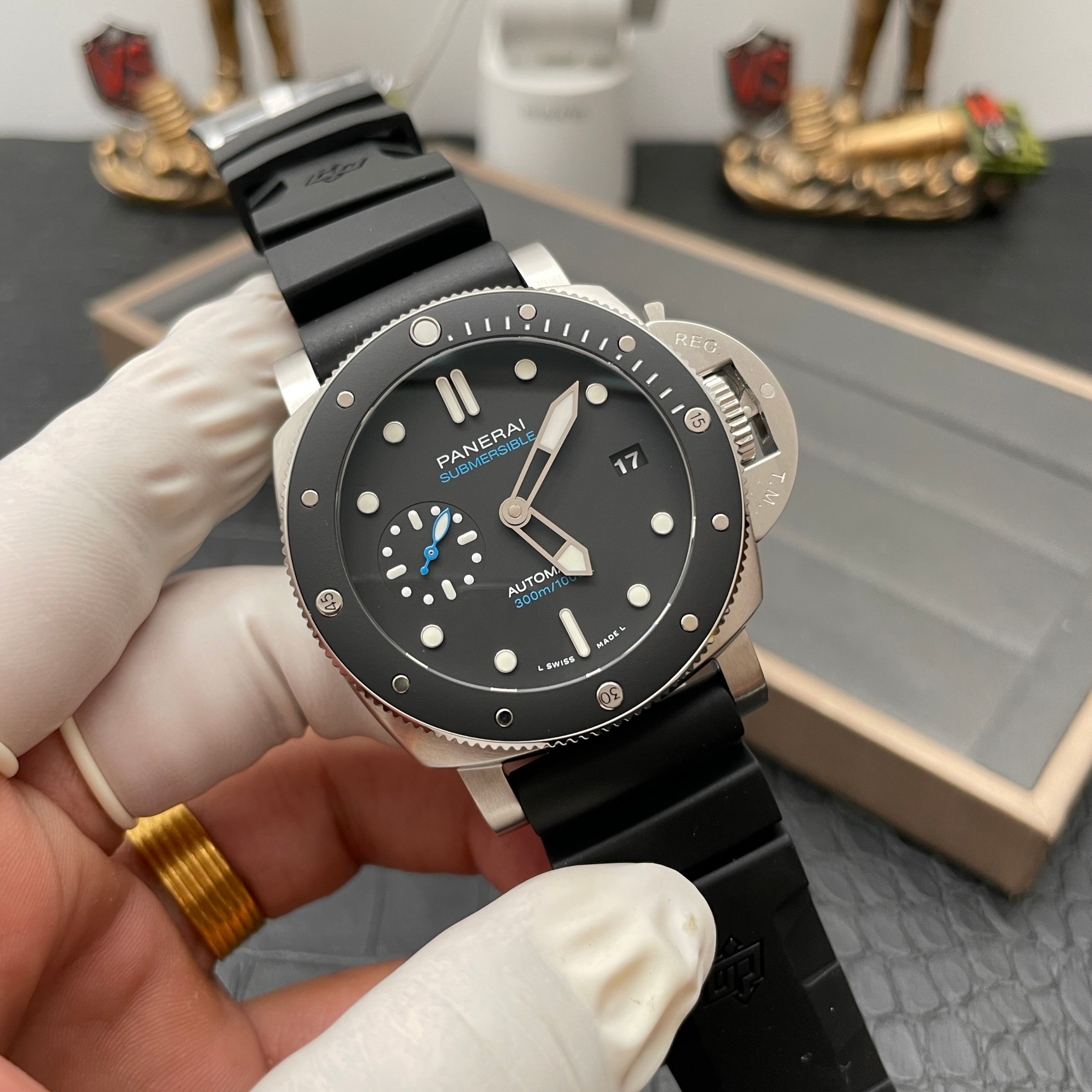 Panerai Submersible PAM00683 1:1 Best Edition VS Factory Black dial Swiss P9010