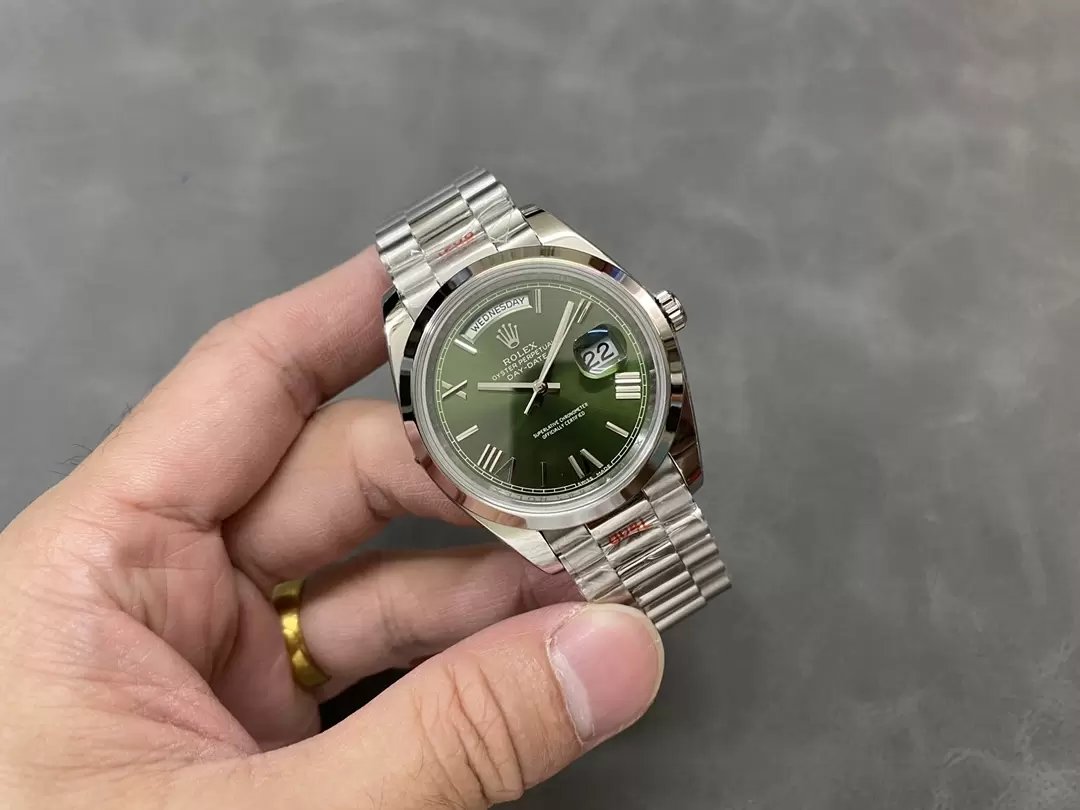 Rolex Day Date 40 - 228206-0027 QF Factory 1:1 Best Edition Green Dial