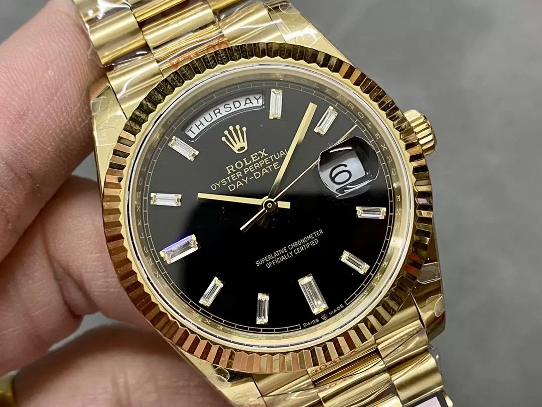 Rolex Day Date 40 m228238-0004 Black Dial 1:1 Best Edition Counterweight Version 183 Gram