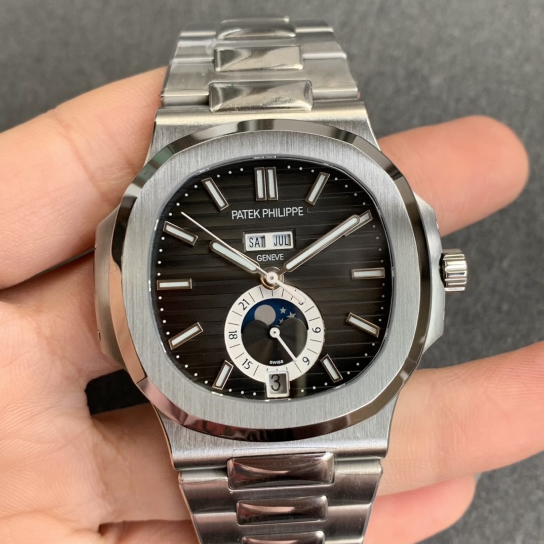 Patek Philippe Nautilus 5726 1:1 Best Edition Grey Dial Stainless Steel