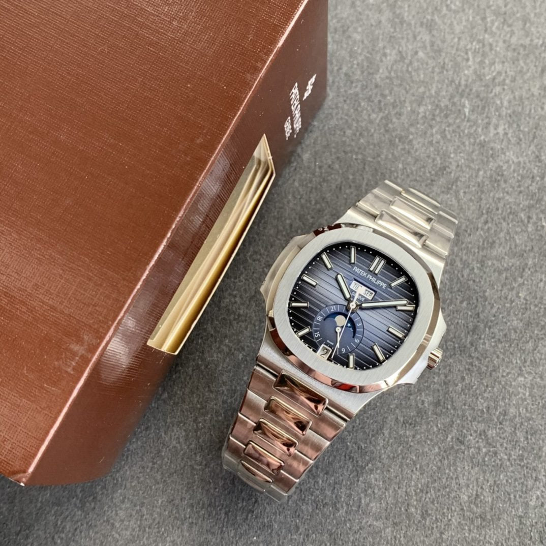 Patek Philippe Nautilus 5726 1:1 Best Edition V3 Blue Dial Stainless Steel