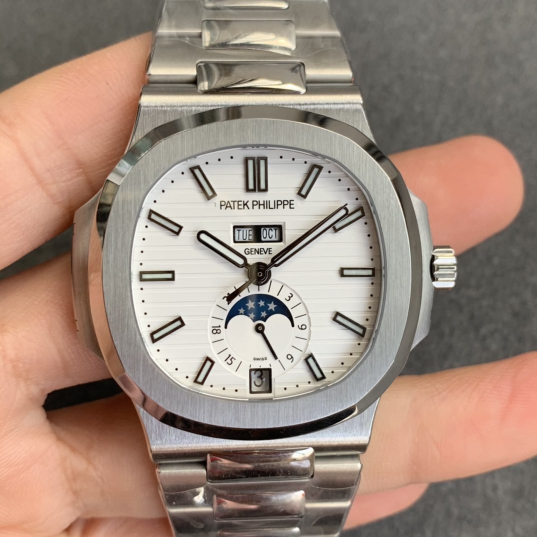 Patek Philippe Nautilus 5726 1:1 Best Edition White Dial Stainless Steel