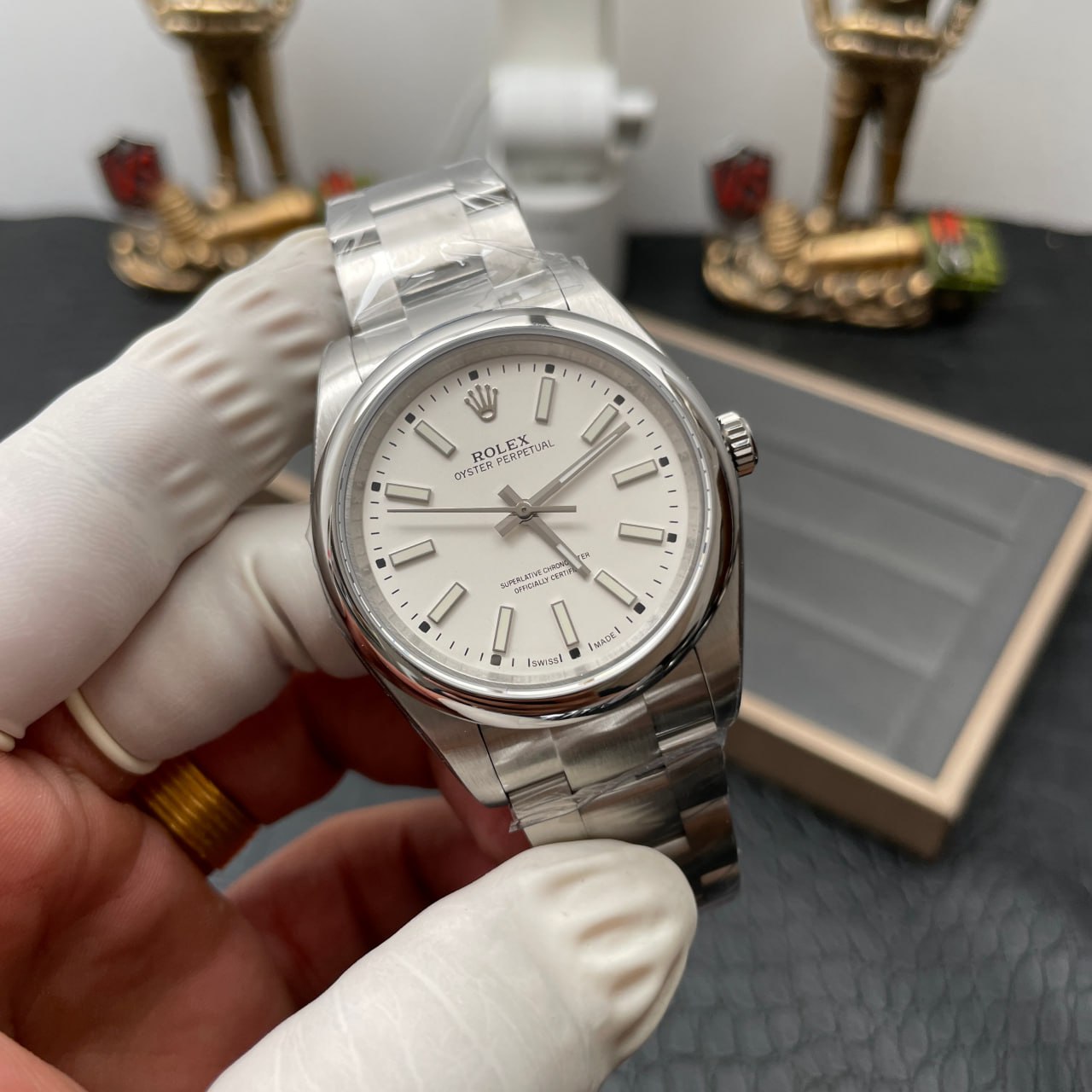 Rolex Oyster Perpetual 114300 39MM TW Factory 1:1 Best Edition White Dial