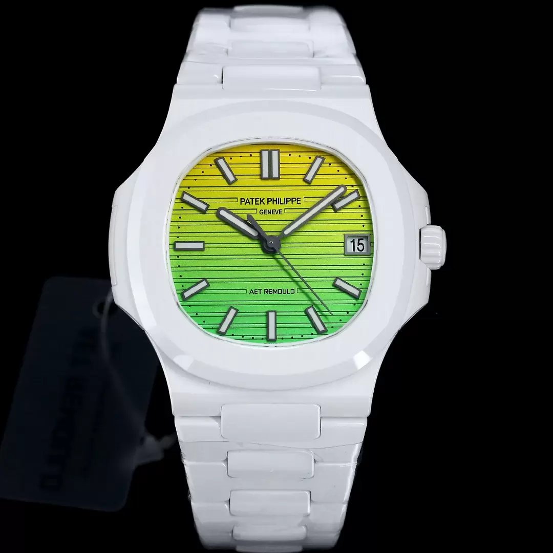 [AET modified] Patek Philippe Nautilus 5711 Ceramic gradient Green Dial 1:1 Best Edition