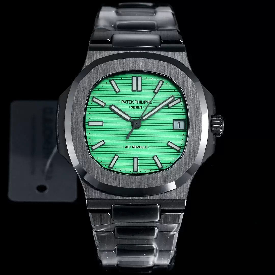 [AET modified] Patek Philippe Nautilus 5711 Ceramic Black Green Dial 1:1 Best Edition