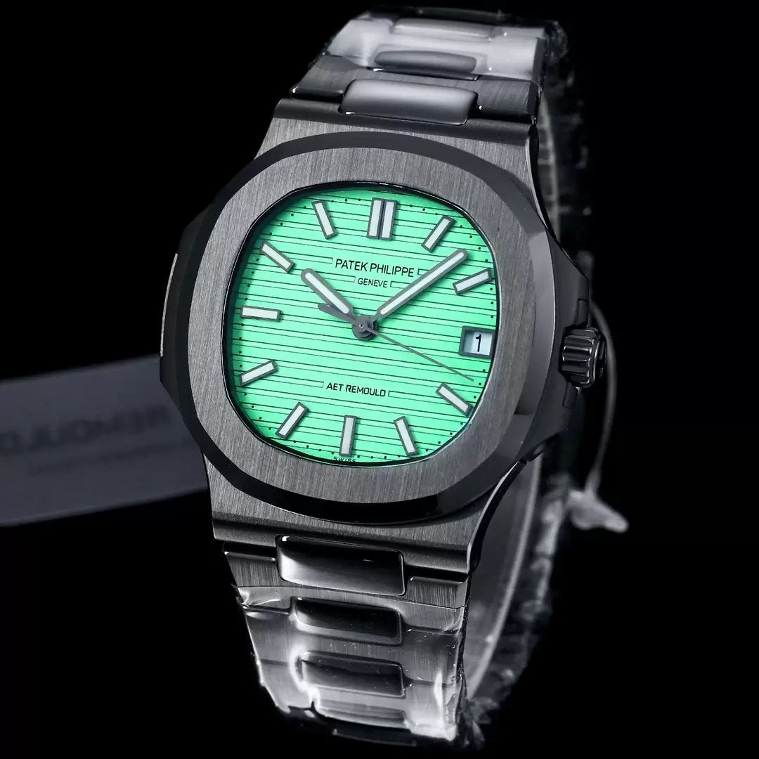 [AET modified] Patek Philippe Nautilus 5711 Ceramic Black Green Dial 1:1 Best Edition