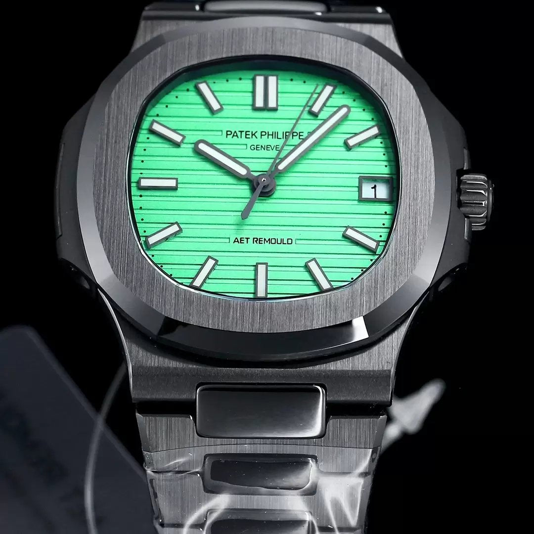 [AET modified] Patek Philippe Nautilus 5711 Ceramic Black Green Dial 1:1 Best Edition