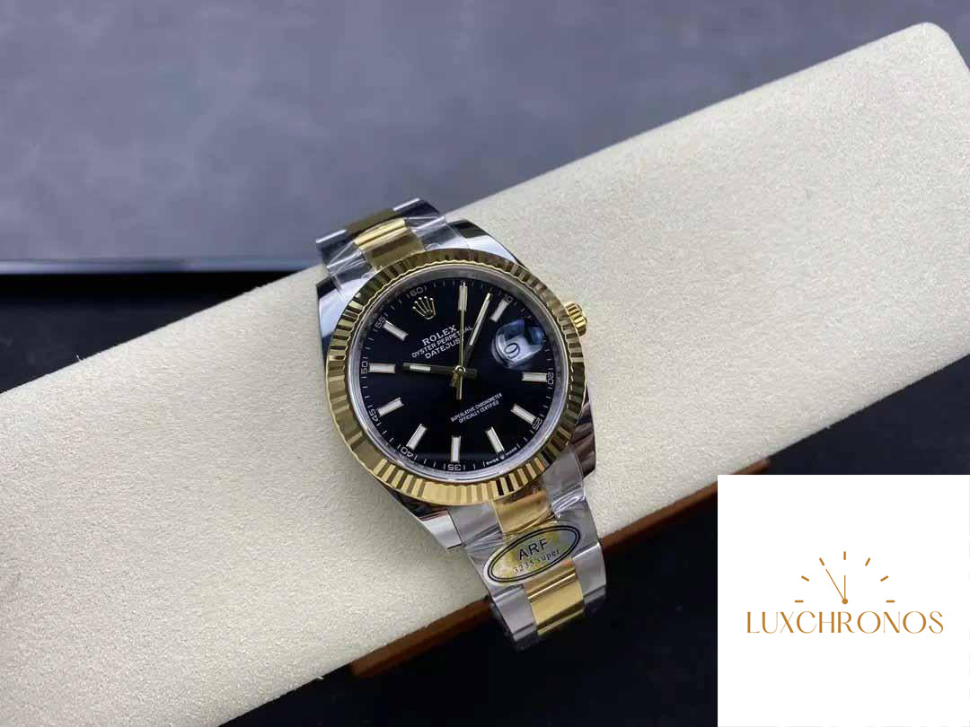 Rolex Datejust m126333-0013 Oyster Strap ARF Factory 1:1 Best Edition electroplated with 18k gold