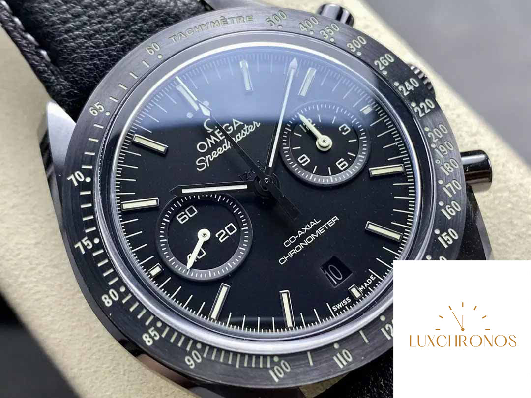 Omega Speedmaster 311.92.44.51.01.007 Moonwatch 1:1 Best Edition N1 Factory Black Leather Strap