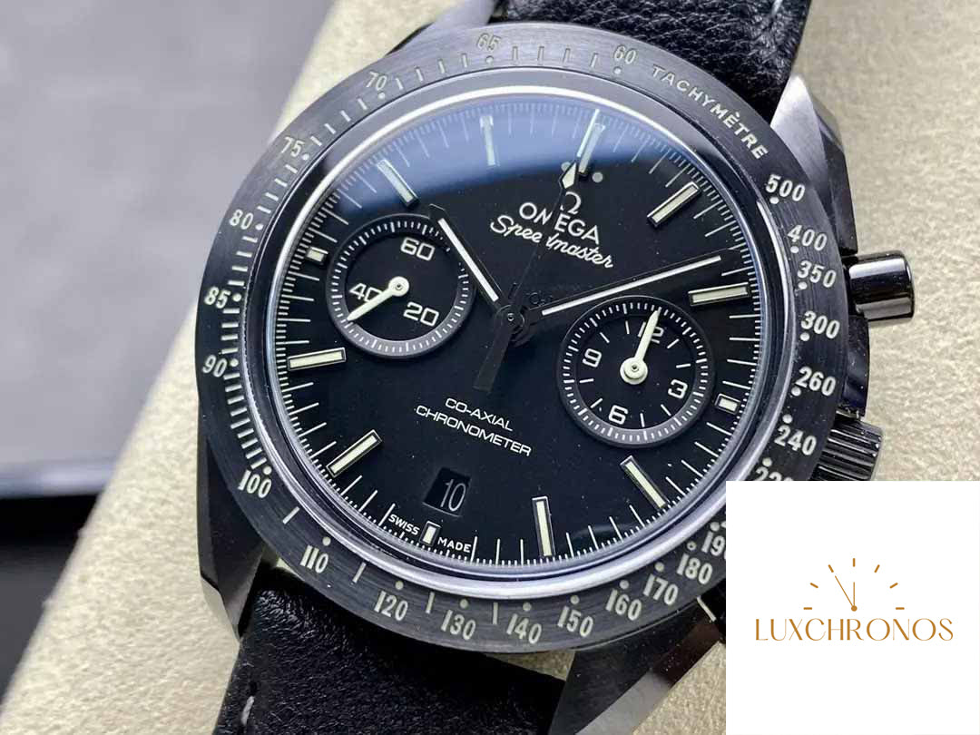 Omega Speedmaster 311.92.44.51.01.007 Moonwatch 1:1 Best Edition N1 Factory Black Leather Strap