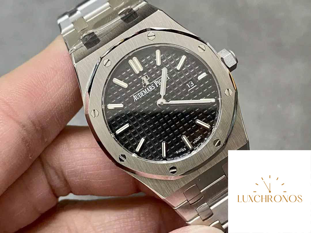 Audemars Piguet 67651 Quartz 33mm 1:1 Best Edition ZF Factory Black Dial Silver Case