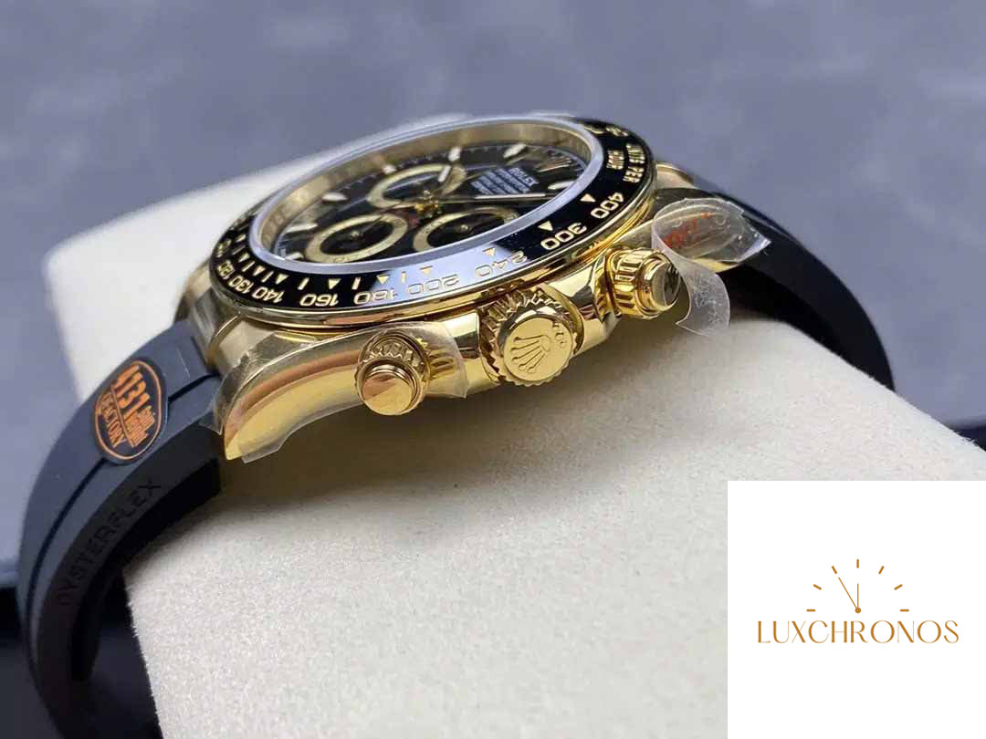 Rolex Cosmograph Daytona m126518 1:1 Best Edition QF Factory Black dial and Gold