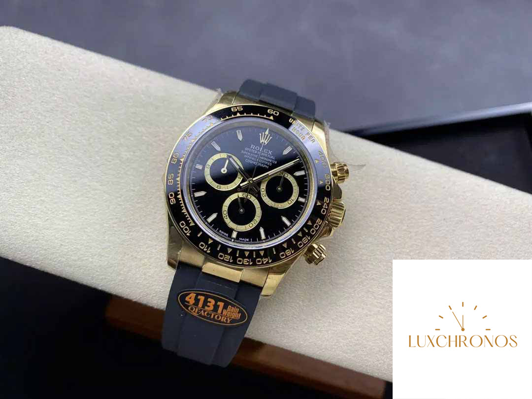 Rolex Cosmograph Daytona m126518 1:1 Best Edition QF Factory Black dial and Gold