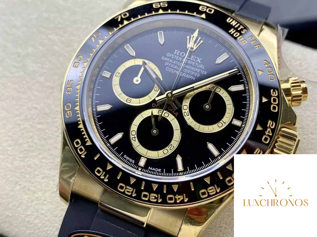 Rolex Cosmograph Daytona m126518 1:1 Best Edition QF Factory Black dial and Gold