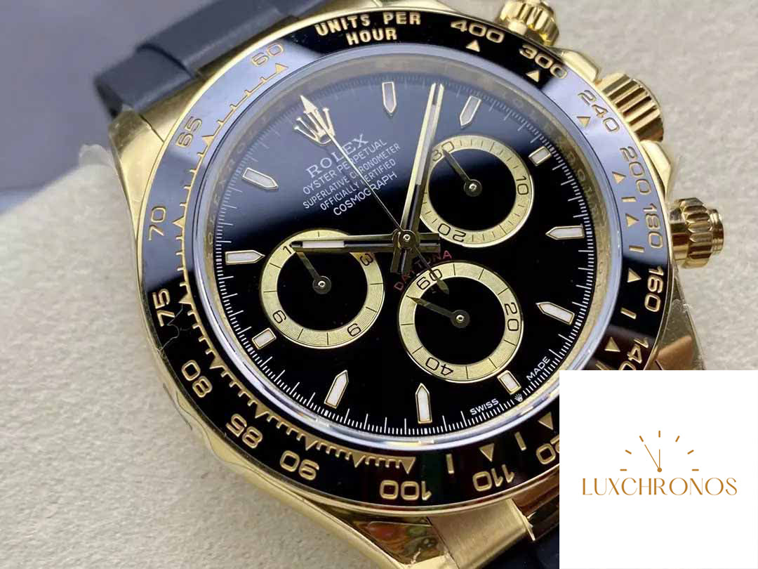 Rolex Cosmograph Daytona m126518 1:1 Best Edition QF Factory Black dial and Gold