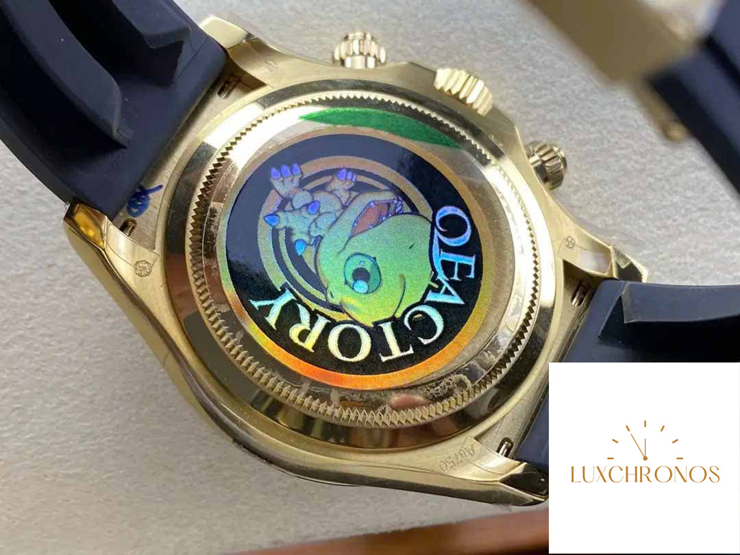 Rolex Cosmograph Daytona m126518 1:1 Best Edition QF Factory Black Dial and Yellow Gold